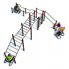 Комплекс для инвалидов-колясочников ADVANCED Воркаут СТ 2.24