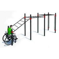 Рукоход для инвалидов-колясочников многоуровневый Воркаут СТ 2.17