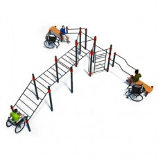 Комплекс для инвалидов-колясочников ADVANCED SUPER Воркаут СТ 2.25